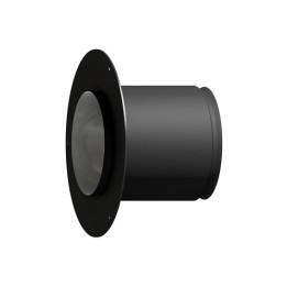 ROSONE A MURO CON ELEMENTO DRITTO L. 125MM MF Diam. 150 / Rosone D.250