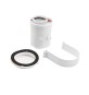 PARTENZA VERTICALE COASSIALE MF 60 100 Diam. 60/100