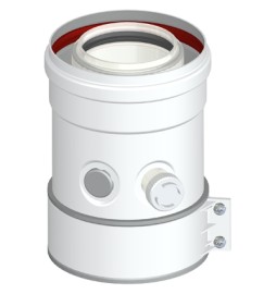 PARTENZA VERTICALE COASSIALE M/F DN 60/100 PV3 Diam. 60/100