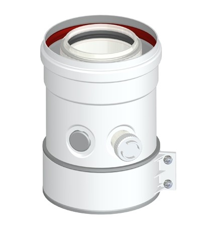 PARTENZA VERTICALE COASSIALE M/F DN 60/100 PV3 Diam. 60/100