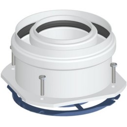 PARTENZA VERTICALE COASSIALE M/F DN 60/100 PV4 Diam. 60/100