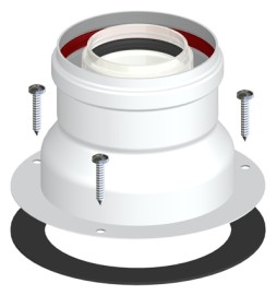 PARTENZA VERTICALE COASSIALE M/F DN 60/100 PV6 Diam. 60/100