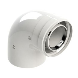 KIT CURVA 90° M-F COASSIALE PER CONDENSAZIONE Diam. 60/100
