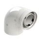KIT CURVA 90° M-F COASSIALE PER CONDENSAZIONE Diam. 60/100