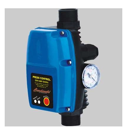 PRESS CONTROL IDEAL REGOLABILE CON MANOMETRO - 1-3,5 bar