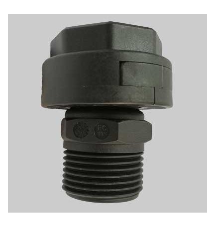 RACCORDO DIRITTO IN PLASTICA MF C/BOCCHETTONE - 1"