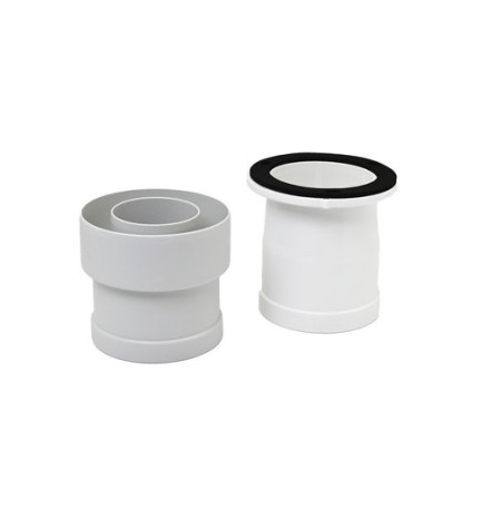 KIT SDOPPIATO SCARICO FUMI BAXI -