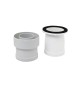 KIT SDOPPIATO SCARICO FUMI BAXI -