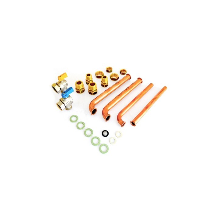KIT RACCORDI 2 RUBINETTI (GAS e FREDDA) -