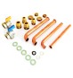 KIT RACCORDI 2 RUBINETTI (GAS e FREDDA) -