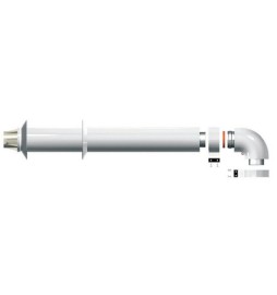KIT SCARICO COASSIALE L. 1000 PER CALDAIE CHAFFOTEAUX mm 1000