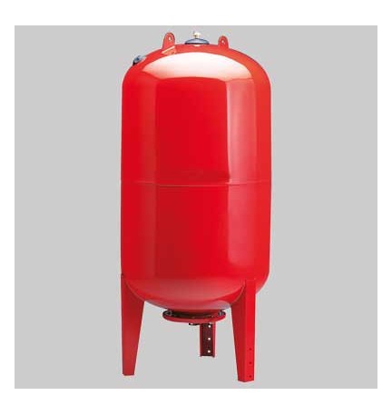 AUTOCLAVE CON MEMBRANA IN BUTILE VERTICALE - Lt. 200 - Pmax 10 bar - Ø 550 - H 1255 - 1"1/2