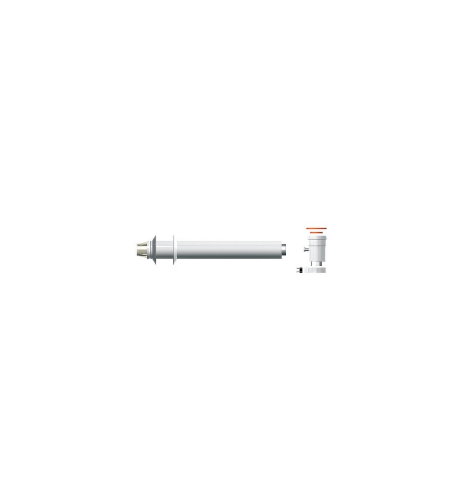 KIT SCARICO COASSIALE 60/100 PARTENZA VT L. 750 mm 750