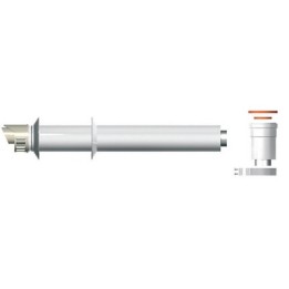 KIT SCARICO COASSIALE PARTENZA VT L.1000 PER CONDENSAZIONE mm 1000