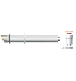 KIT SCARICO COASSIALE PARTENZA VT L.1000 PER CONDENSAZIONE mm 1000