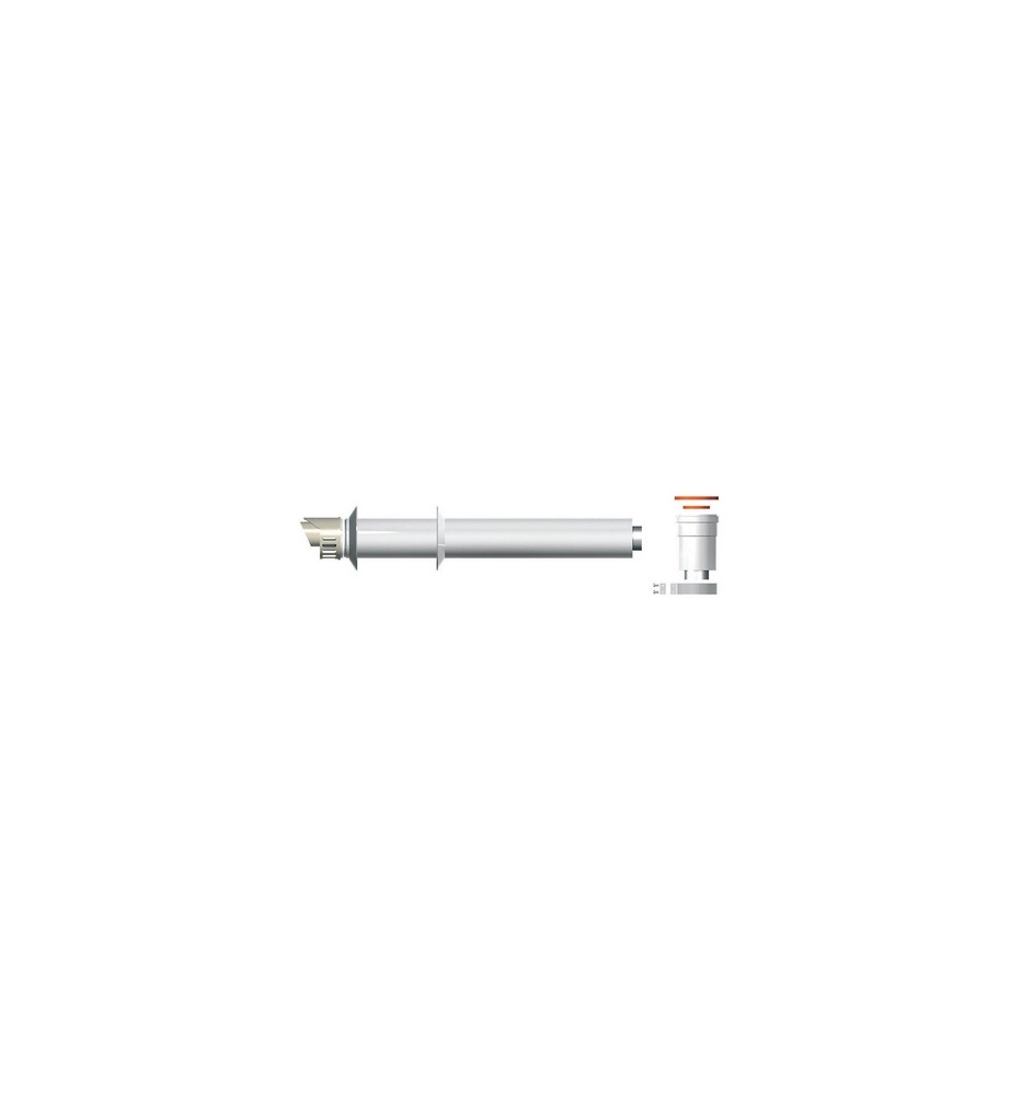 KIT SCARICO COASSIALE PARTENZA VT L.1000 PER CONDENSAZIONE mm 1000