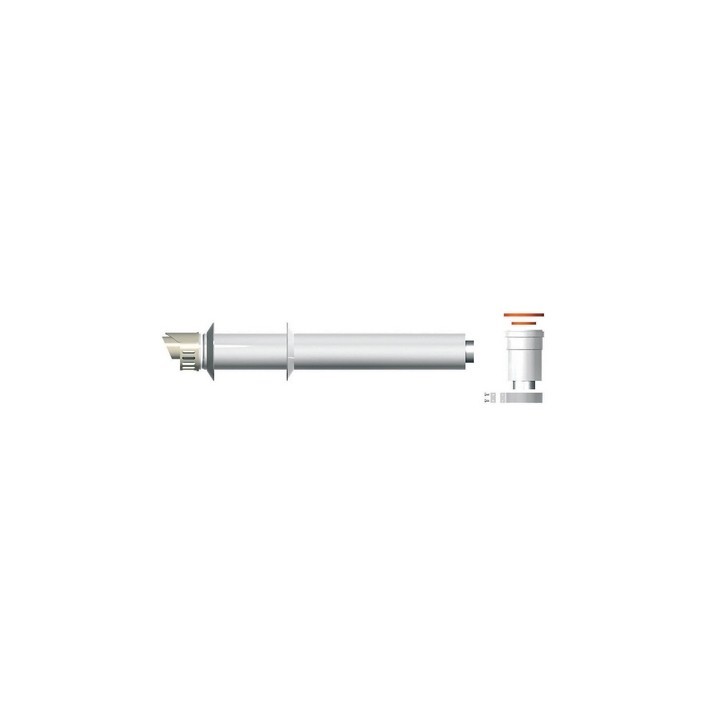 KIT SCARICO COASSIALE PARTENZA VT L.1000 PER CONDENSAZIONE mm 1000