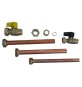 KIT IDRAULICO 2 RUBINETTI PER CALDAIA INCASSO -