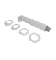 KIT TELESCOPICO PER CALDAIE CONVENZIONALI E SCALDINI JUNKERS Diam. 60/100