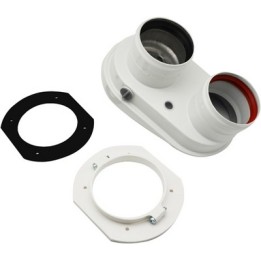 SDOPPIATORE 60/100 CON PRESE ANALISI COMBUSTIONE 60/100 - 80/80