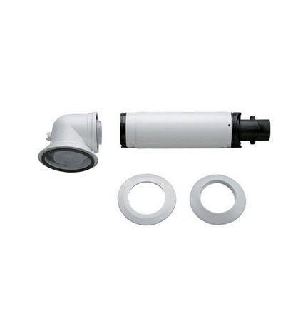 KIT BASE SCARICO FUMI PER CALDAIE A CONDENSAZIONE BOSCH Diam. 60/100