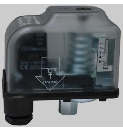 PRESSOSTATO PER IMPIANTI DI RISCALDAMENTO A RIARMO MANUALE - 1/4