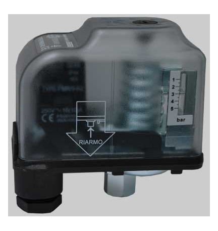 PRESSOSTATO PER IMPIANTI DI RISCALDAMENTO A RIARMO MANUALE - 1/4