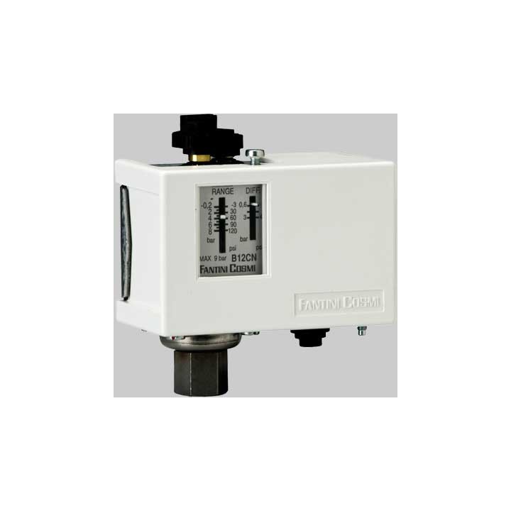 PRESSOSTATO A RIARMO MANUALE B12CN - 1/4 F