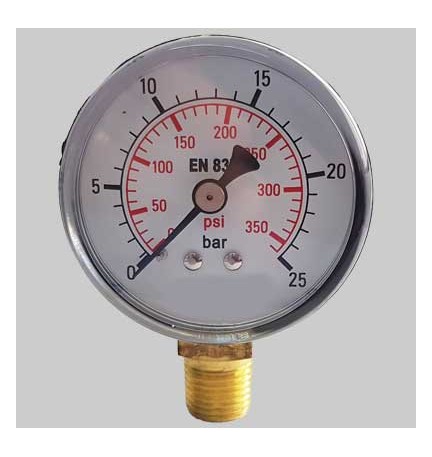 MANOMETRO Ø 50 LATERALE - 0÷6 bar