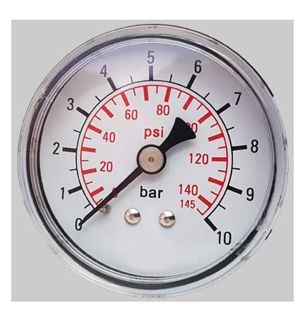 MANOMETRO Ø 50 POSTERIORE - 0÷6 bar