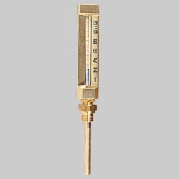 TERMOMETRO AD IMMERSIONE ATTACCO DIRITTO - 0° - 120° 63 mm 1/2