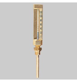 TERMOMETRO AD IMMERSIONE ATTACCO DIRITTO - 0° - 120° 63 mm 1/2