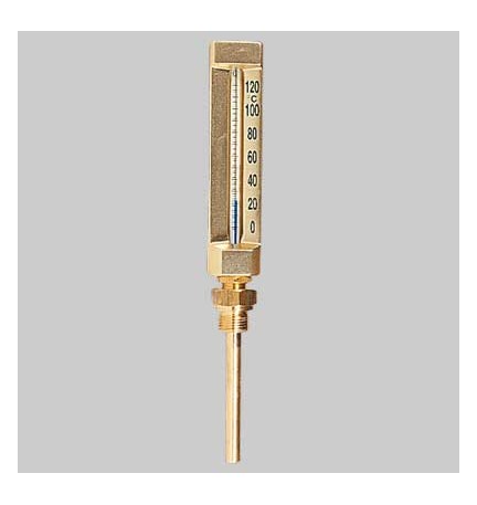 TERMOMETRO AD IMMERSIONE ATTACCO DIRITTO - 0° - 120° 63 mm 1/2