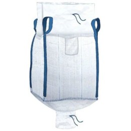 SACCO BIG BAG A CARAMELLA C/VALVOLA DI SCARICO