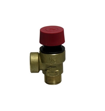 VALVOLA DI SICUREZZA ORDINARIA MF 1/2" x 6 Bar