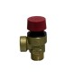 VALVOLA DI SICUREZZA ORDINARIA MF 1/2" x 6 Bar