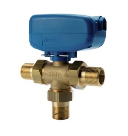 VALVOLA DI ZONA SERIE TMO A 3 VIE MOTORIZZATE CON ATTUATORE G 1 M