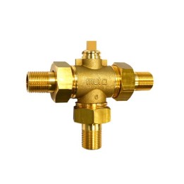 VALVOLA A 3 VIE A SFERA VTM G 1/2 M