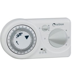 CRONOTERMOSTATO ELETTRONICO GIORNALIERO TEMPORA Bianco