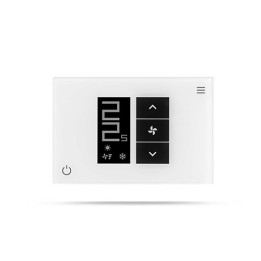 CRONOTERMOSTATO SMART DIAMOND WIFI FANCOIL Bianco