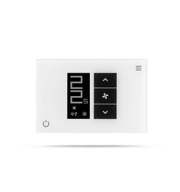 CRONOTERMOSTATO SMART DIAMOND WIFI FANCOIL Bianco