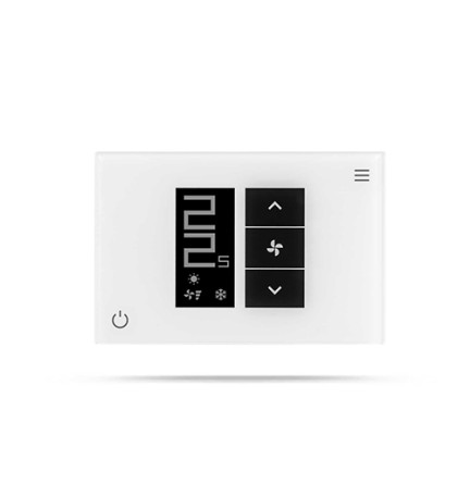 CRONOTERMOSTATO SMART DIAMOND WIFI FANCOIL Bianco