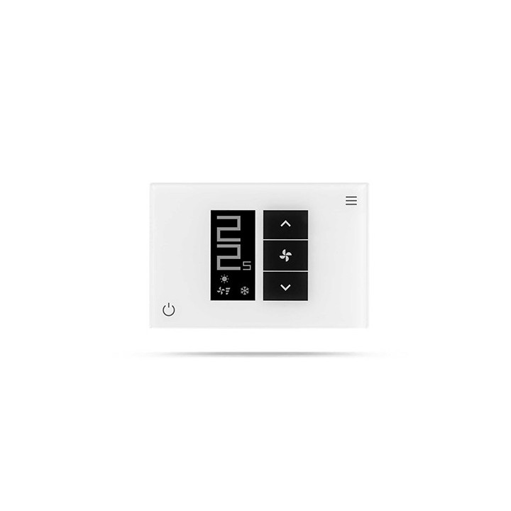 CRONOTERMOSTATO SMART DIAMOND WIFI FANCOIL Bianco