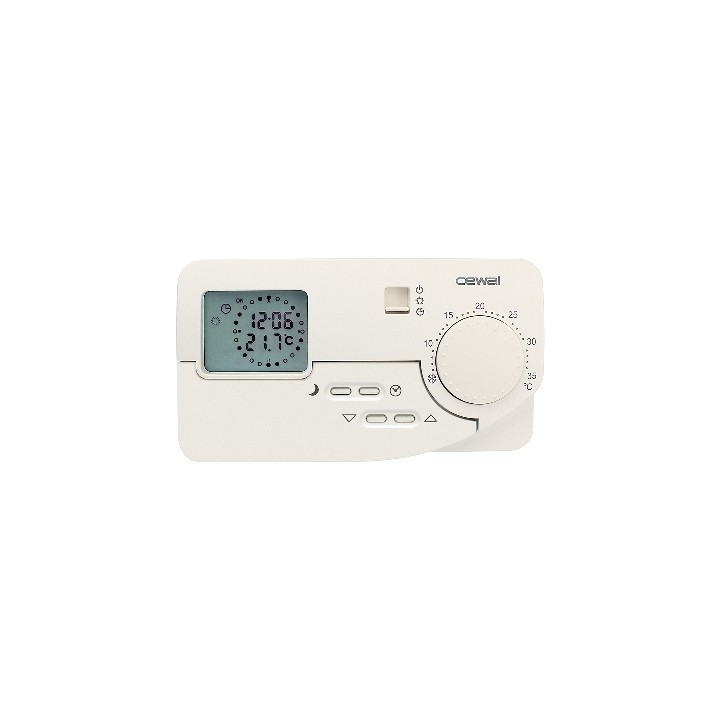 CRONOTERMOSTATO GIORNALIERO DIGITALE LIFE PREMIUM 156 x 86 x 37 mm - Bianco