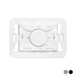 TERMOSTATO ELETTRONICO DA INCASSO 3 MODULI NEW Bianco