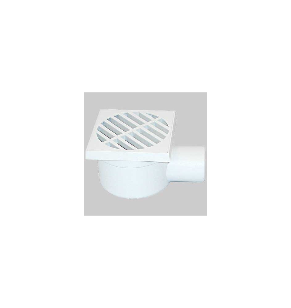 CHIUSINO SCARICO LATERALE ORIENTABILE - 100 x 100 uscita 50 H 80 mm