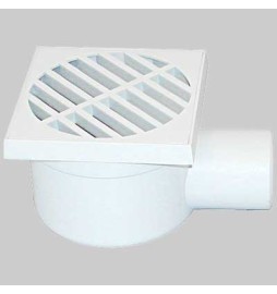 CHIUSINO SCARICO LATERALE ORIENTABILE - 150 x 150 uscita 50 H 75 mm