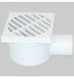 CHIUSINO SCARICO LATERALE ORIENTABILE - 150 x 150 uscita 50 H 75 mm