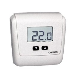 TERMOSTATO ELETTRONICO DA PARETE ET05 Bianco
