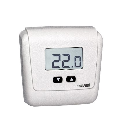 TERMOSTATO ELETTRONICO DA PARETE ET05 Bianco